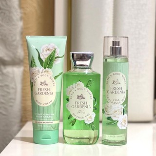 FRESH GARDENIA- Bộ Xịt thơm Body mist Sữa tắm Dưỡng thể Chăm sóc toàn thân Bath & Body Works (Bill Mỹ)