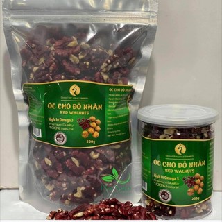 Hạt óc chó đỏ tách vỏ, quả óc chó đỏ Mỹ giàu dinh dưỡng hộp 250gr, 500gr, 1kg