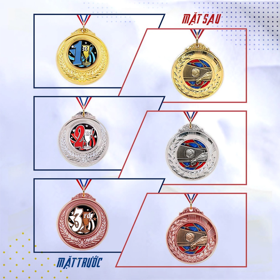 Huy chương Bóng chuyền - huy chương kim loại giá xưởng