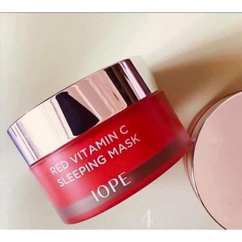 1 hũ nạ ngủ dưỡng trắng IOPE với vitamin C 30% giúp dưỡng trắng cấp ẩm cho da căng mọng trắng sáng đều màu 15ml no box