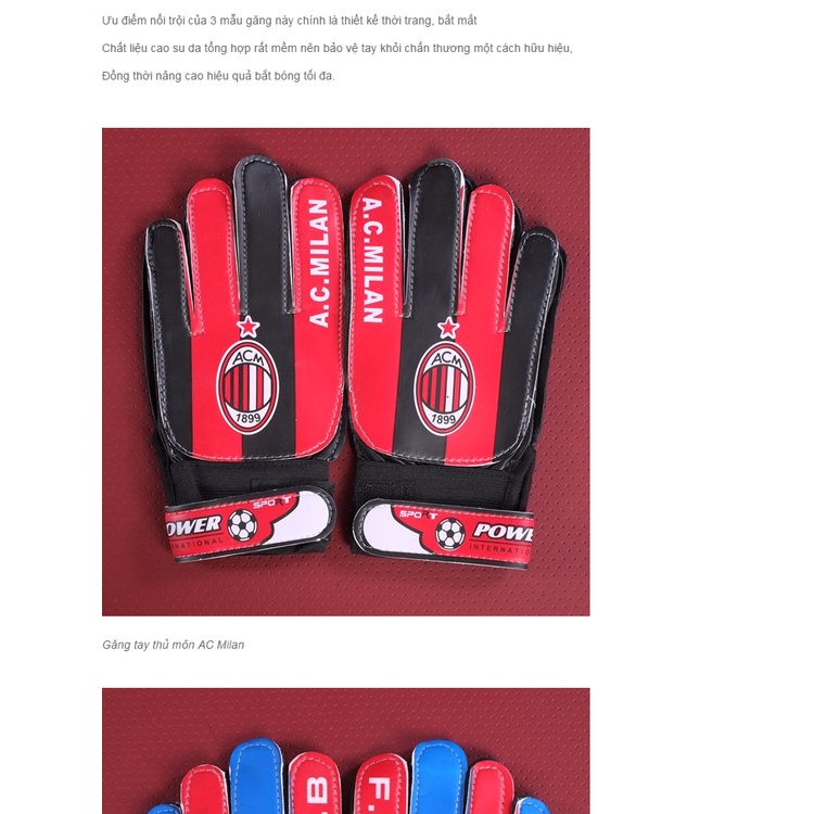 Găng Tay Thủ Môn Cao Cấp Bắt Siêu Dính Bóng Liverpool Trẻ Em Freesize