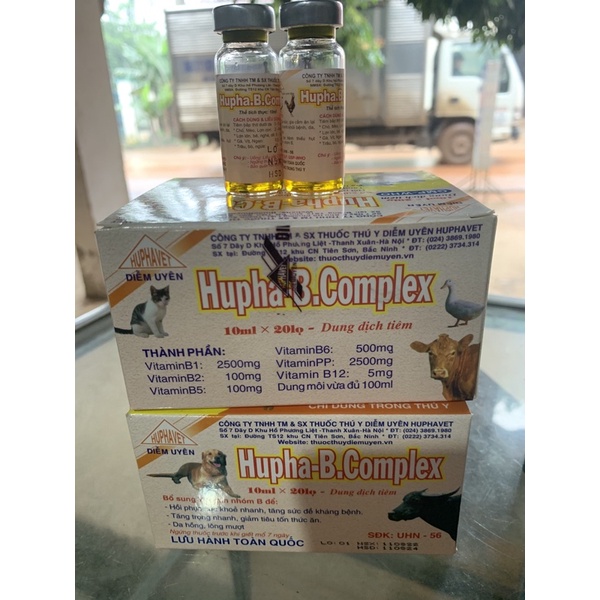 Hupha-bcomlex 10ml bồi bổ chó, mèo