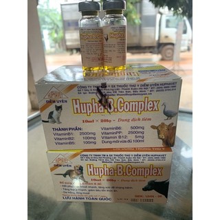 Hupha-bcomlex 10ml bồi bổ chó, mèo