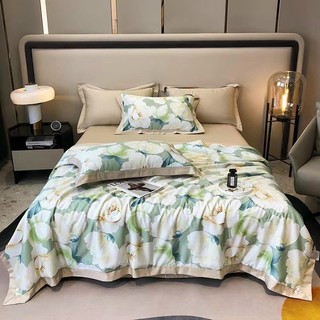 Chăn mền hè lụa thái tencel sang trọng siêu mềm mát 2mx2m2