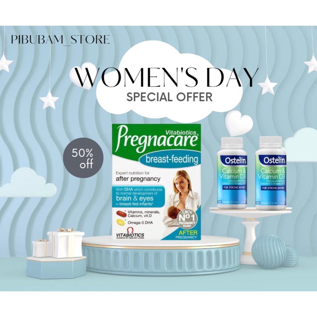 Vitamin Prenancare Breast-Feeding Dành Cho Mẹ Sau Sinh Và Cho Con B.ú Giúp Nguồn Sữa Mẹ Đặc Hơn Bé Hấp Thụ Tốt Hơn