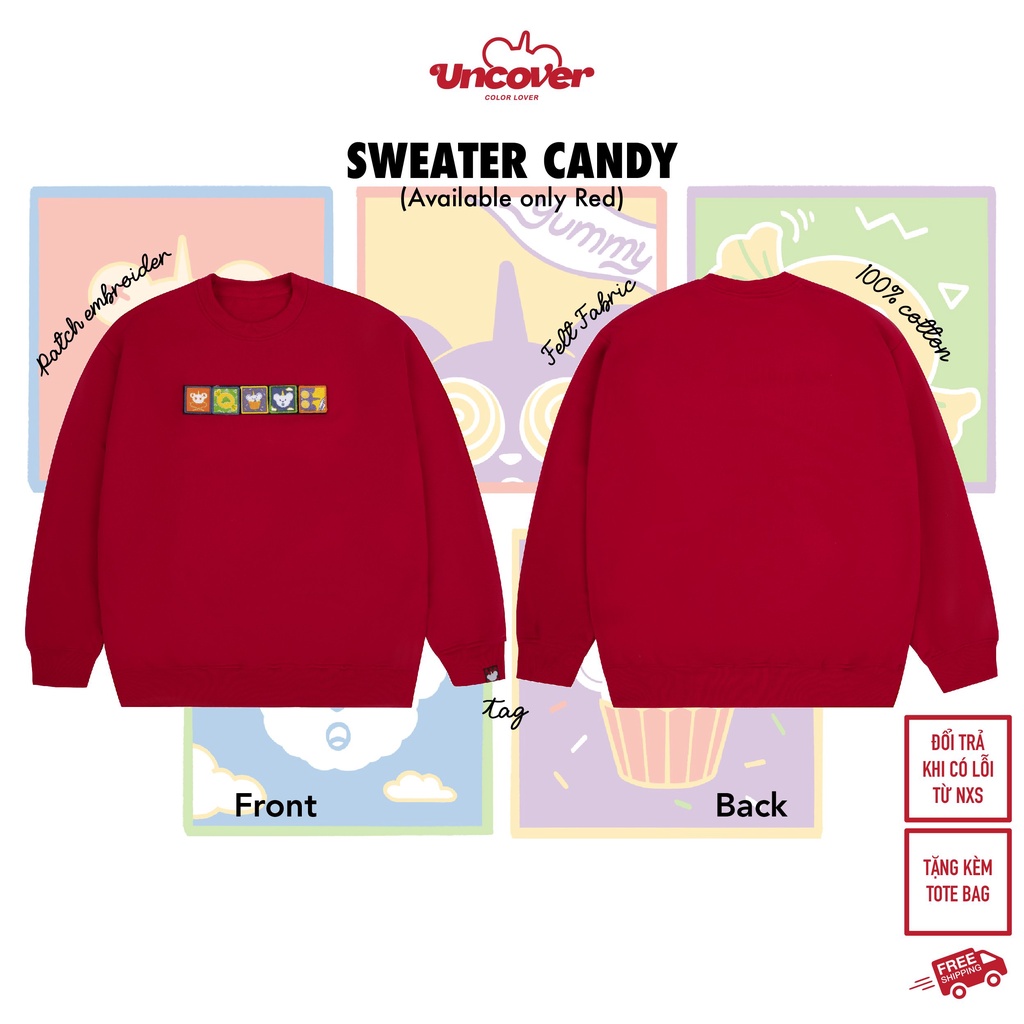 Áo Sweater Uncover Candy