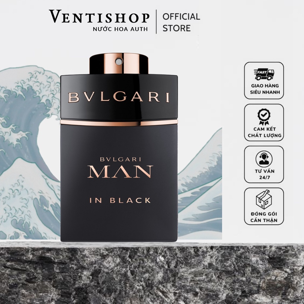 | VENTISHOP.68 | Nước hoa Bvlgari Man in Black Eau de Parfum (Test) 5ml/10ml/20ml