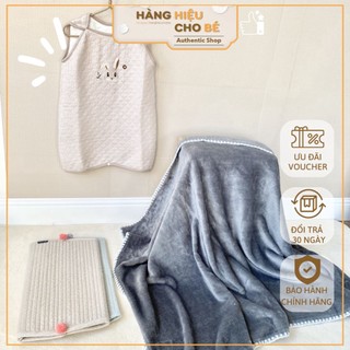Chăn lông tuyết phối họa tiết thêu tay Ome mềm mịn, ấm áp cho bé | Chăn mùa đông cho trẻ sơ sinh