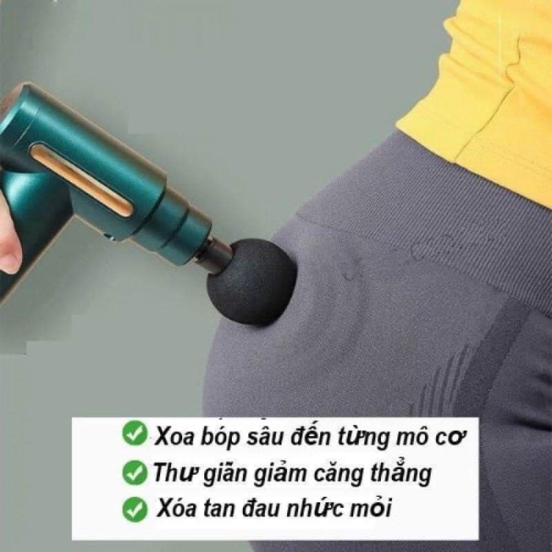 Máy Massage Cầm Tay Mini Cao Cấp - Súng Massage Toàn Thân Trị Liệu Cổ Vai Gáy