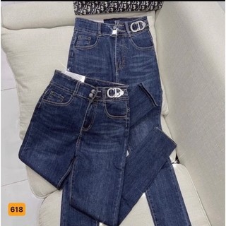 Quần jean nữ rách lưng cao skinny ôm dáng, quần bò nữ đẹp chất jeans co giãn (nhiều mẫu) thời trang A-T Fashion - MQ618