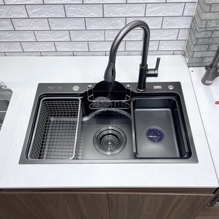 Rổ chậu inox gác bồn rửa chén bát