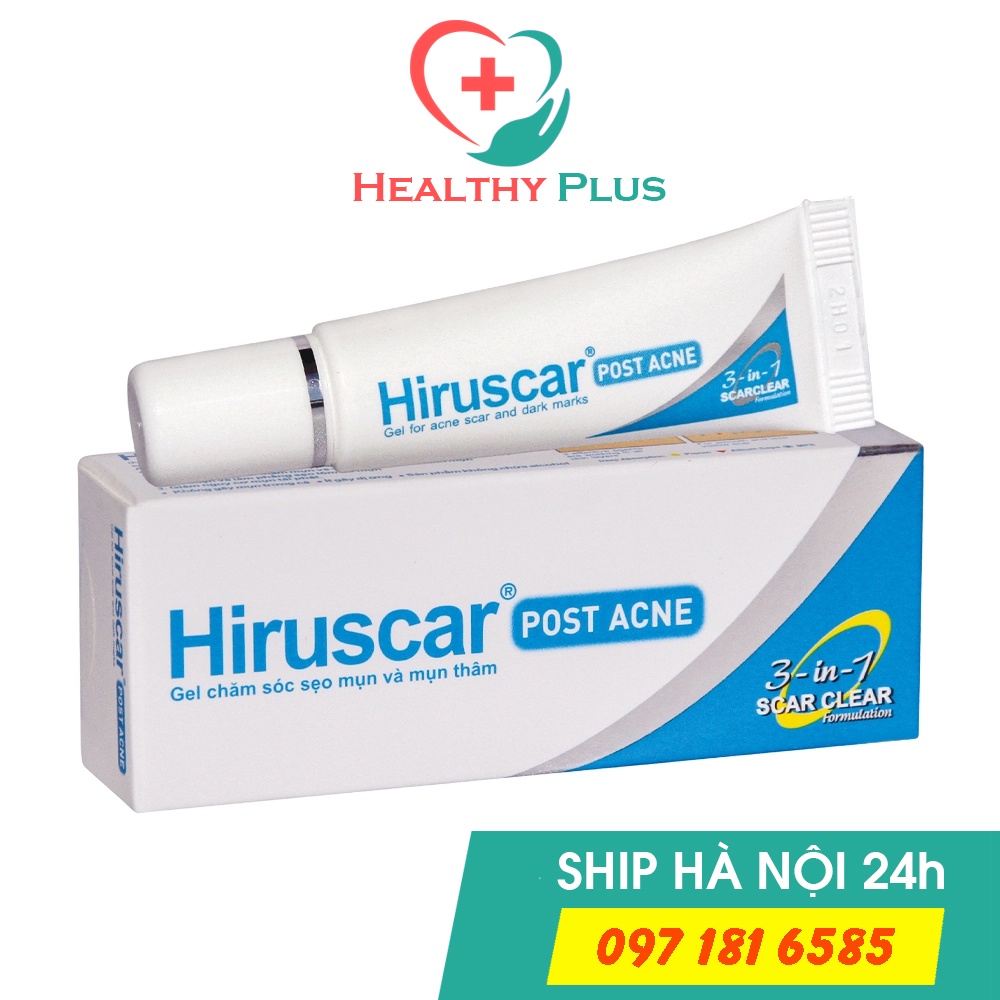 ✔️️️️Gel làm mờ sẹo mụn và thâm mụn Hiruscar Post Acne 5g