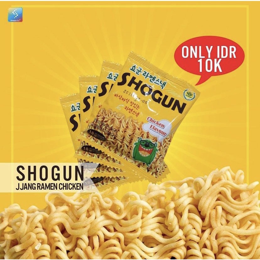 Mì Tôm Trẻ Em Shogun Hàn Quốc Vị Gà