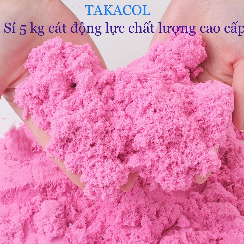 Sỉ 5 kg cát động lực sản xuất tại Việt Nam chất lượng tốt, không dính tay, an toàn cho bé.
