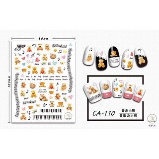 Sticker dán móng tay chủ đề hoạt hình mới