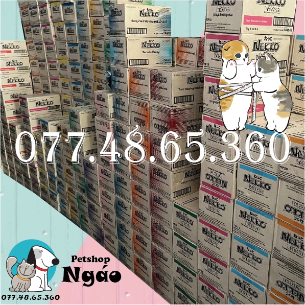 48 gói pate Nekko Thái 70g x 48gói __
