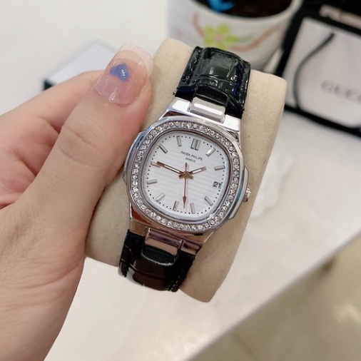 Đồng hồ nữ Patek philippe dây silicon siêu mềm, khóa thông minh, hàng fullbox, thẻ bảo hành 12 tháng - Dongho.patek  (Đồ
