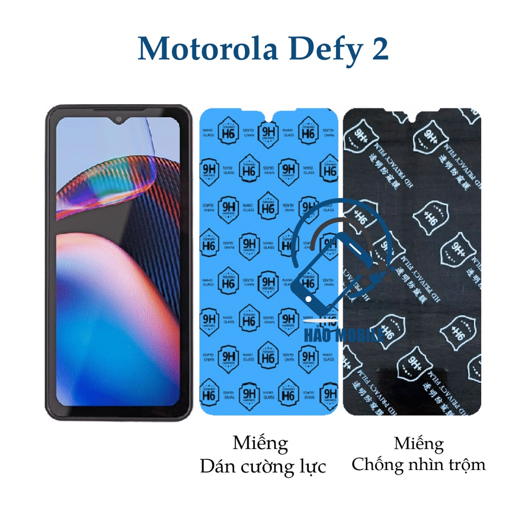 Dán cường lực dẻo nano Motorola Defy 2 ( trong suốt và chống nhìn trộm )