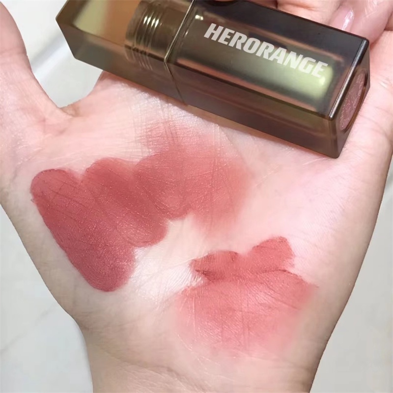 HERORANGE® Son Kem Màu Nhung Lì Không Dính Cốc Không Phai Màu