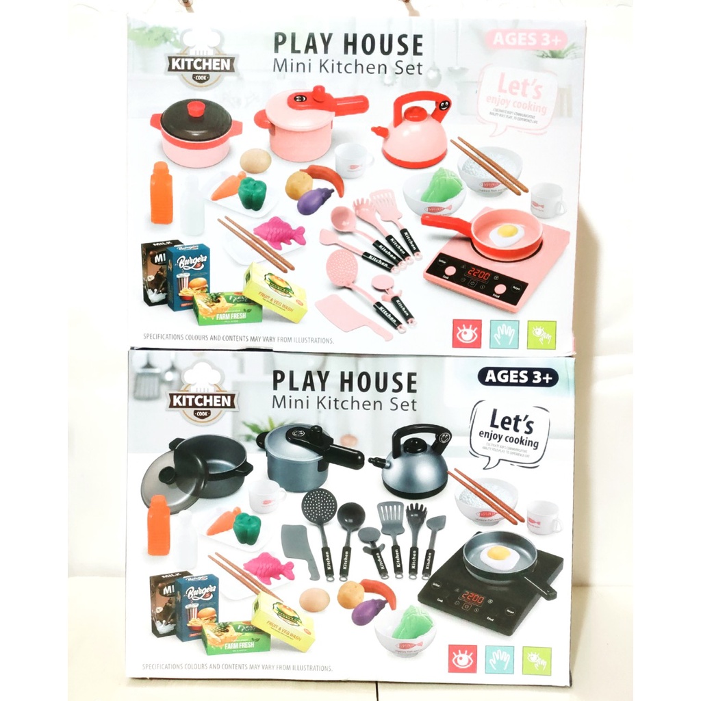 Đồ chơi nấu ăn 36 chi tiết hàng đẹp, nhựa an toàn cho bé thỏa sức sáng tạo Bống Shop 36