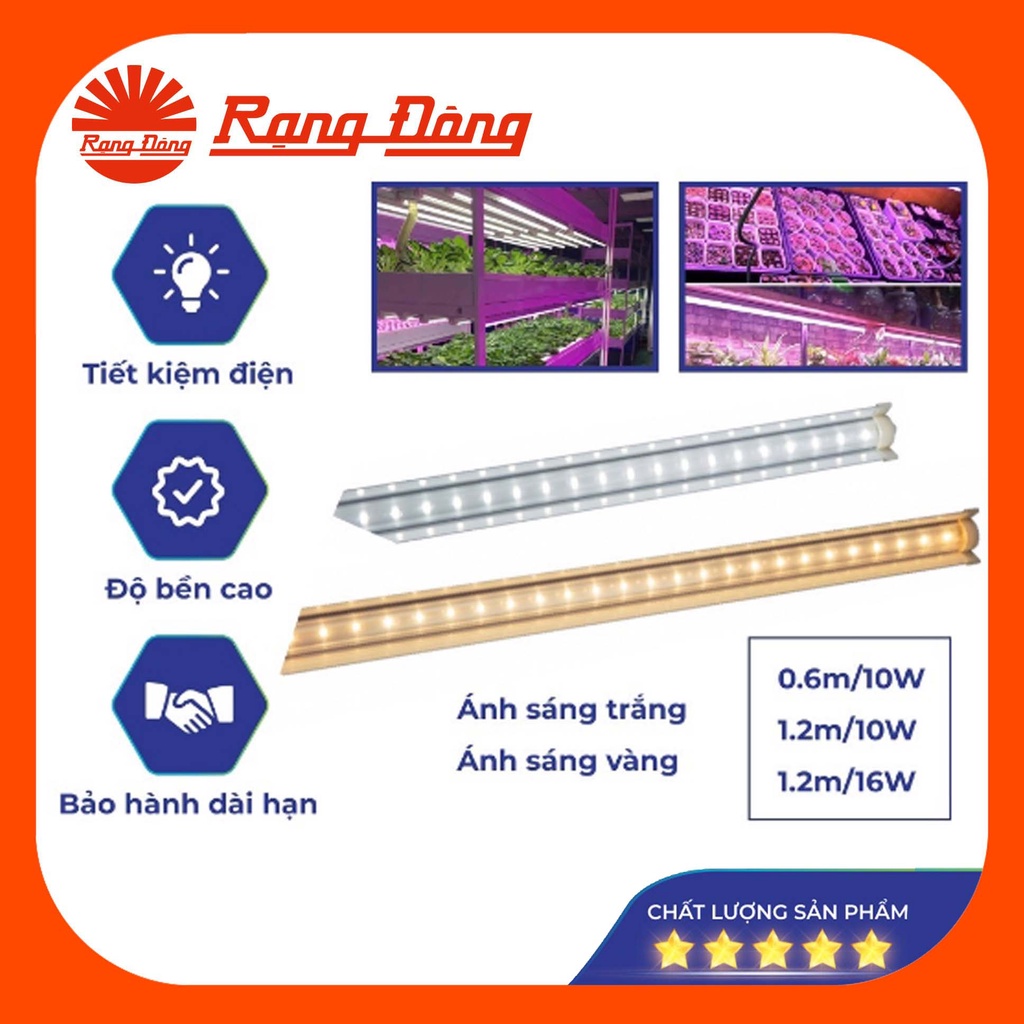 Đèn LED Trồng Rau Rạng Đông