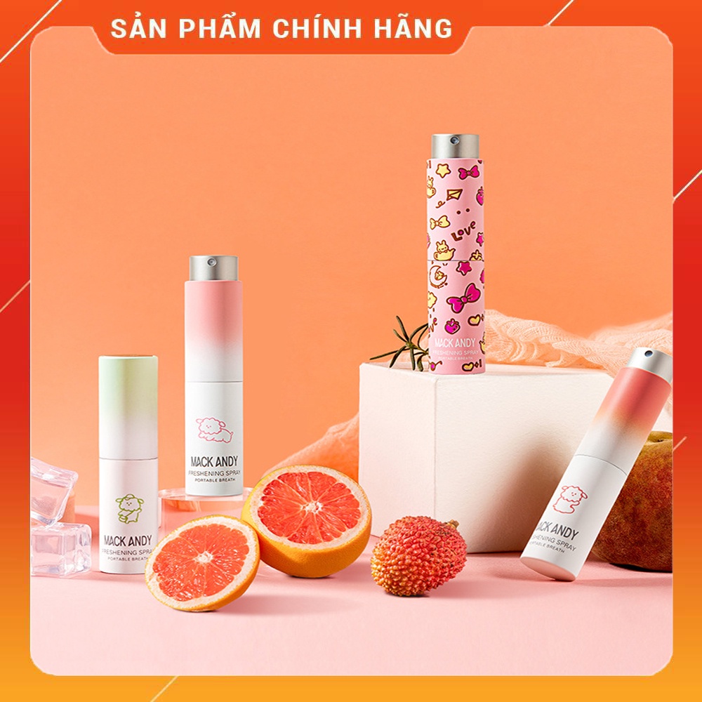 Xịt thơm miệng Mack Andy vị Cafe Latte cho bạn hơi thở hấp dẫn kì lạ