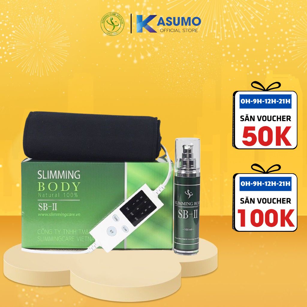 Bộ ủ nóng Slimming Care Body SBII, đai ủ nóng tan mỡ giúp giảm mỡ,định hình vòng eo
