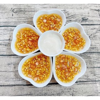 Bộ khay tim - hàng gốm sứ Bát Tràng