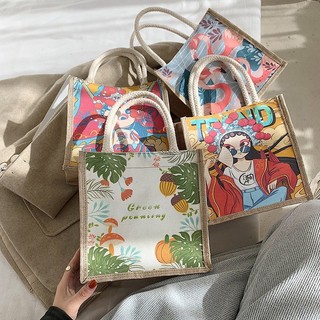 Túi cói mini hình cute (nhiều mẫu)