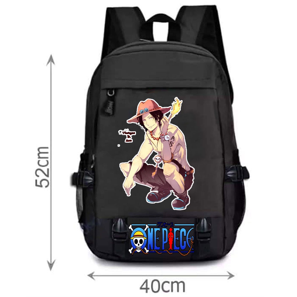 Balo Onepiece 🎁 FREESHIP 🎁 Balo đi học nam - cặp học sinh cấp 2 cấp 3