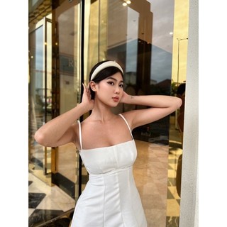 Đầm hai dây tarta đính hạt đi tiệc REVERCLOTHINGS Glowing Dress