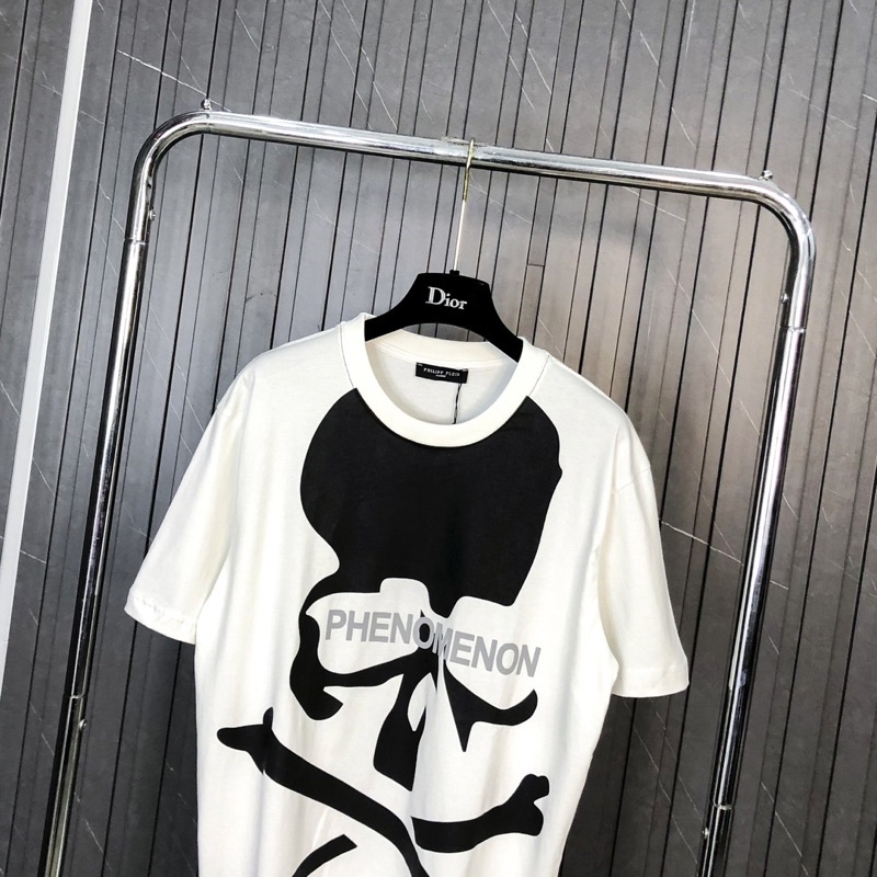 Áo phông nam nữ in hình xương đầu lâu Phenomenon. Áo thun Unisex in hình đầu lâu xương chéo hotrend