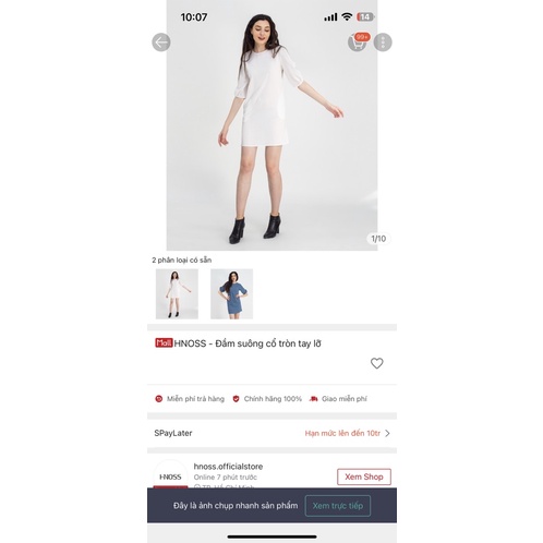 Thanh lí đầm hnoss size S