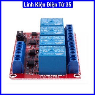 Module relay 5VDC 124 kênh high low-220V/10A