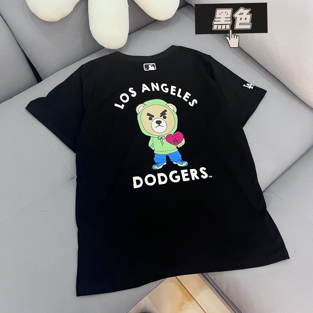 ❤❤❤ Áo Thun Ngắn Tay In Chữ MLB Thời Trang Cho Nam Nữ