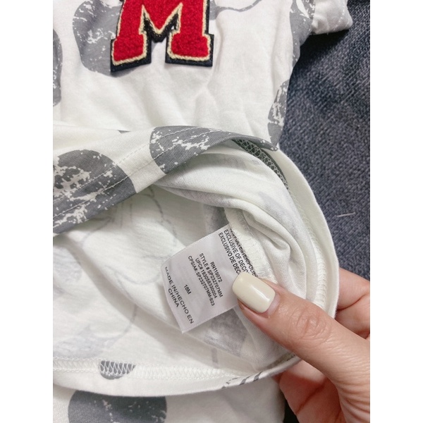 Bộ mickey ghi sữa bé trai