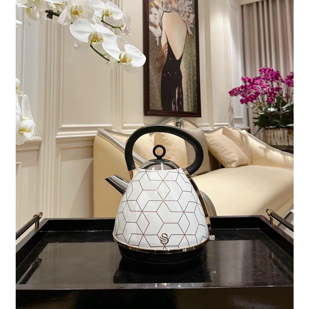Ấm siêu tốc Swan’s Tribeca thiết kế sang trọng [Made in US]