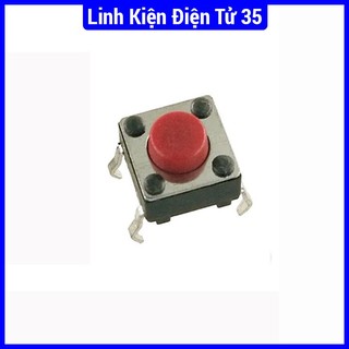 Nút nhấn 4 chân 6x6x5mm (đỏ)