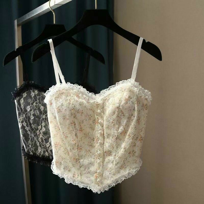 Áo bra nữ ren hoa màu đẹp không gọng kiểu công chúa A8856