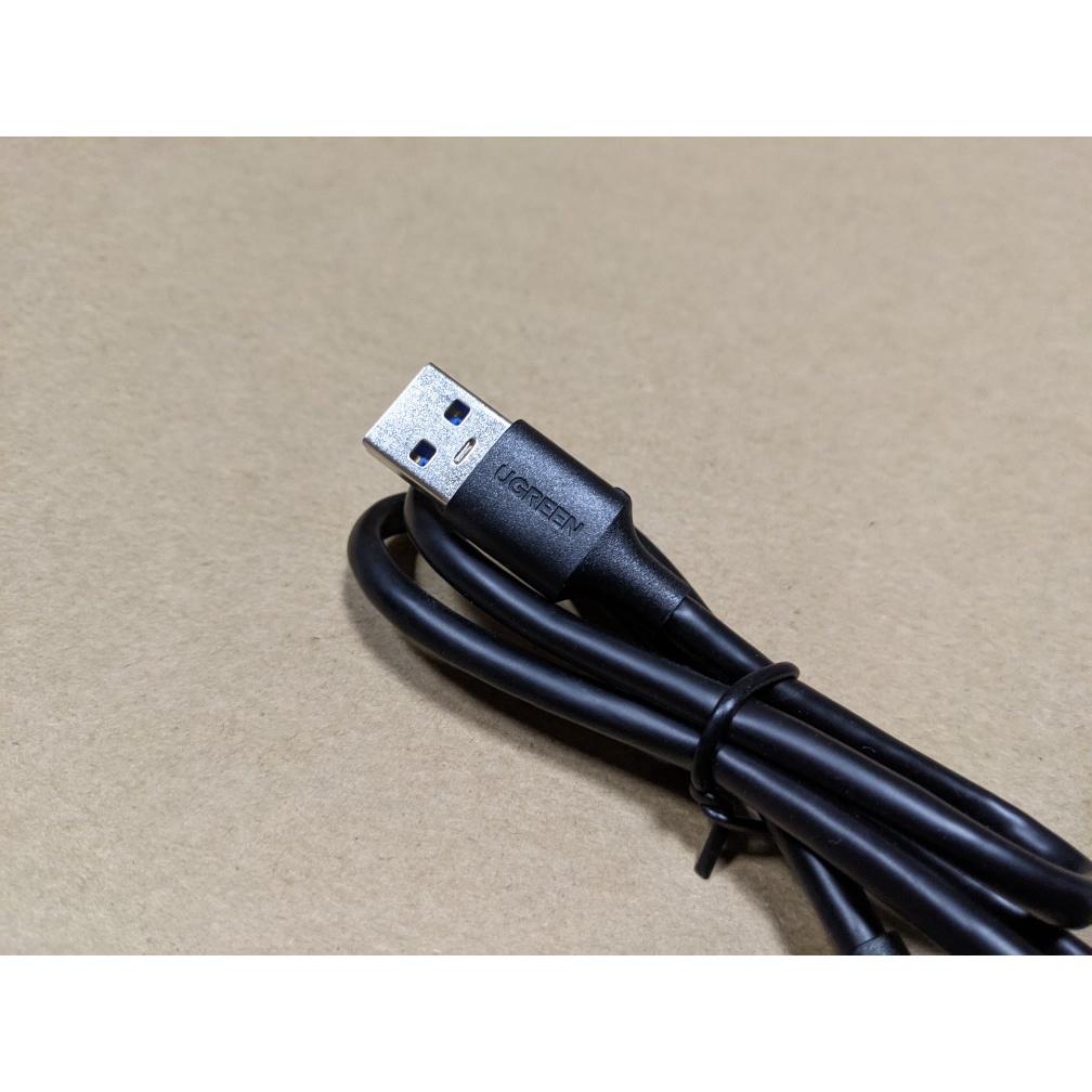Dây usb to type C nhanh PD 50cm ugreen usb 3.0