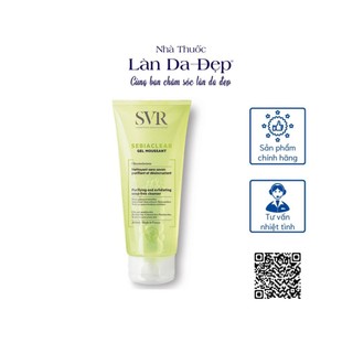 Gel rửa mặt dành cho da dầu mụn svr sebiaclear gel moussant 55ml – 200ml – 400ml