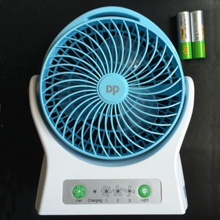 QUẠT SẠC SIÊU MÁT USB DP 7605 - 3 TỐC ĐỘ GIÓ - CÓ ĐÈN LED