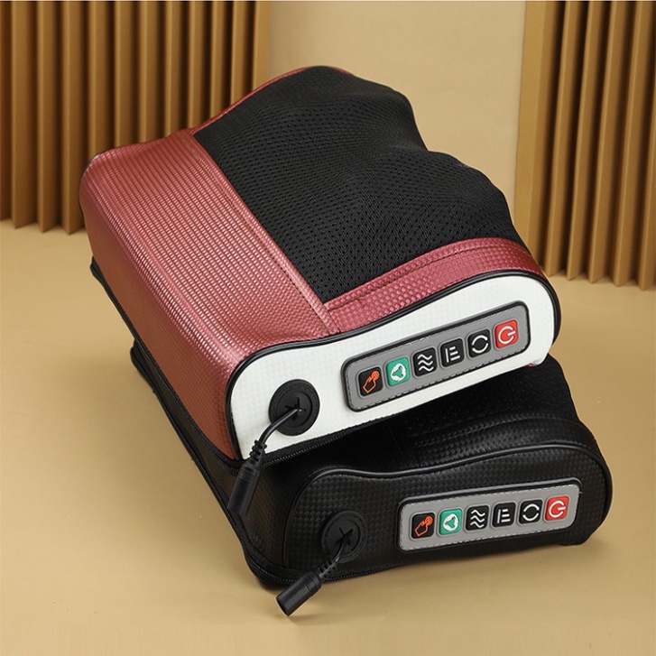 Gối Massage Cổ Vai Gáy Hồng Ngoại - Máy Massage cao cấp Giảm Nhức Mỏi 20 bi thế hệ mới(công nghệ nhật bản)