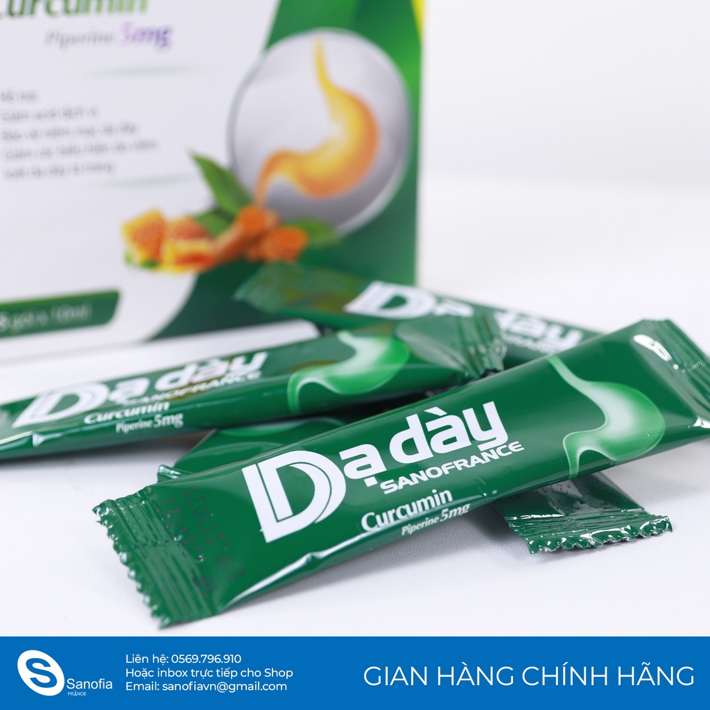 Gel dạ dày Hộp 15 gói Sanofrance giúp giảm đau dạ dày, viêm loét dạ dày tá tràng ,trào ngược dạ dày - Sanofia