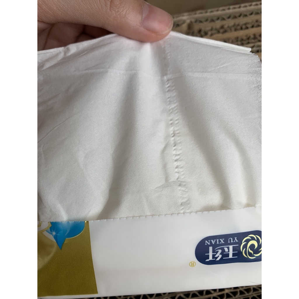 Lốc 10 gói GIẤY ĂN GÓI RÚT YU XIAN GÓI MÀU TRẮNG  siêu dai