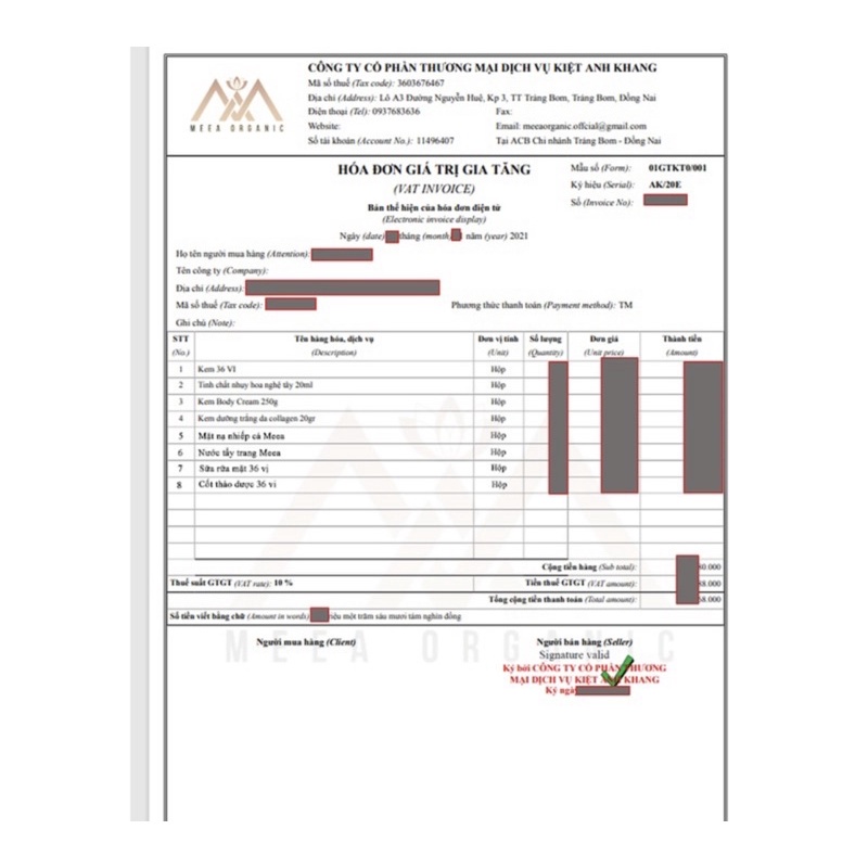 Toner Lựu Đỏ Pure Organic Meea Chính Hãng