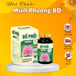 Bổ phổi vạn tam giảm ho, tan đờm, tăng cường bổ phổi hộp 30 viên