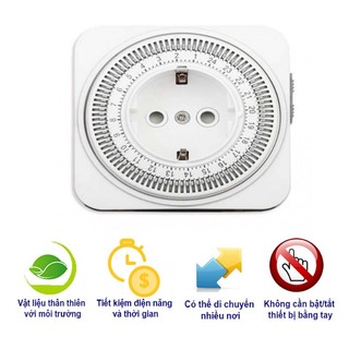 Ổ cắm hẹn giờ cơ TG16 kawasan bảo hành 24 tháng (có xuất VAT)