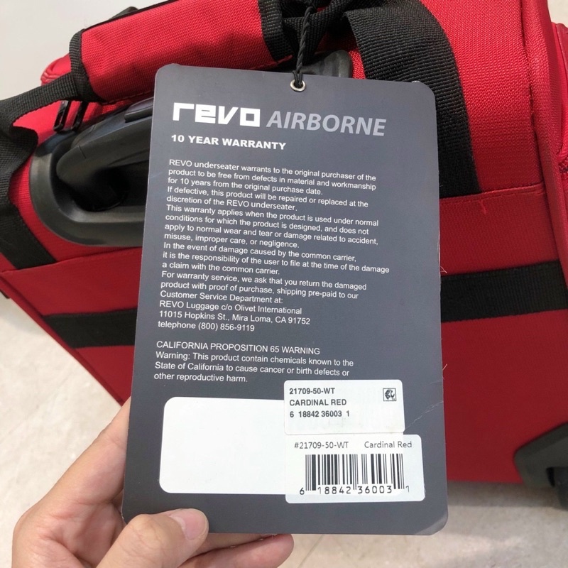 Vali/ túi kéo doanh nhân  Ted Baker Tracker travel bag--tone trắng xanh sang trọng