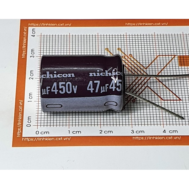 Tụ hóa 47uF 450V 18x25mm